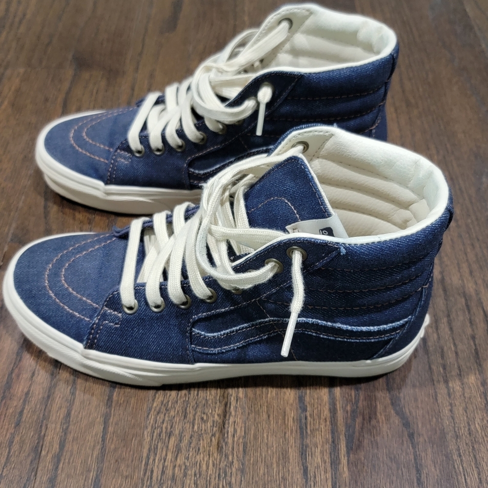 High top denim Vans